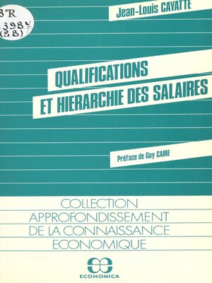 cover image of Qualifications et hiérarchie des salaires